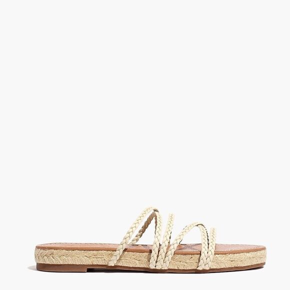 Madewell the Kathryn espadrille slide sandal size 6 - Picture 2 of 5